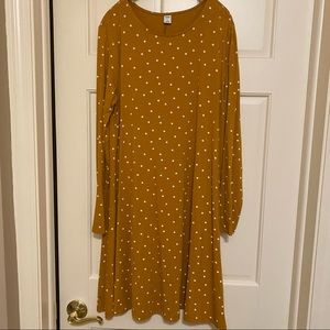 Old Navy Long Sleeve Swing Dress